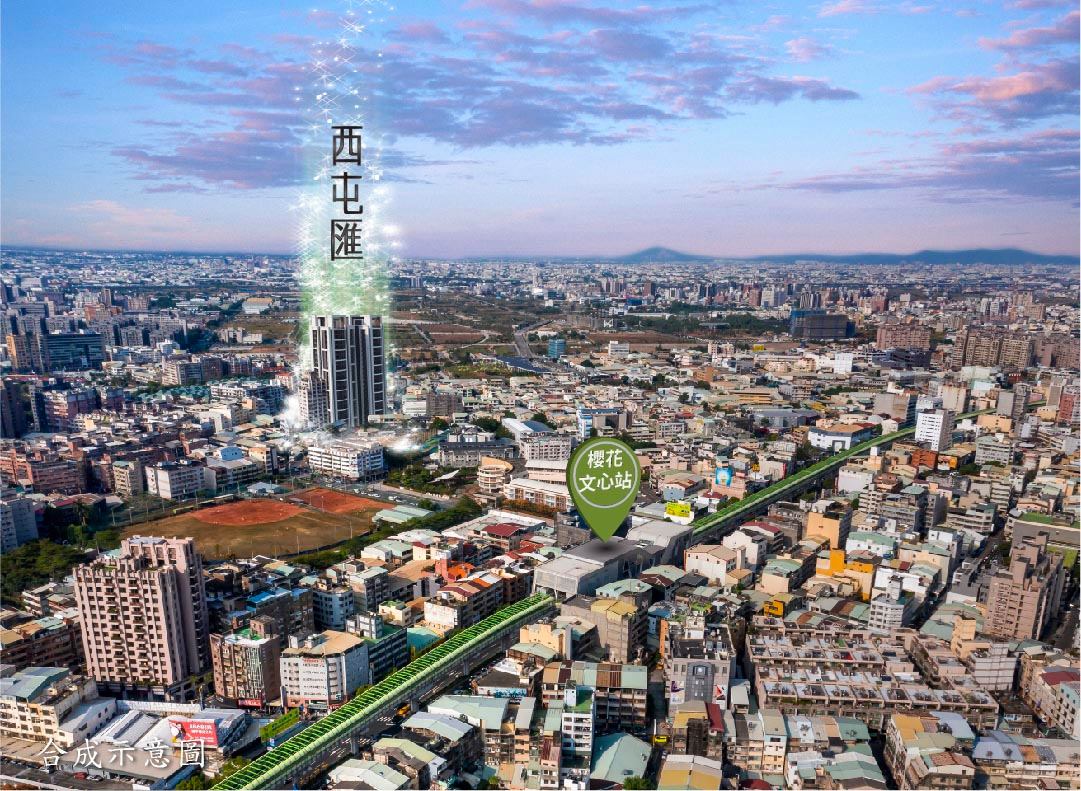 坤聯發 西屯匯地圖