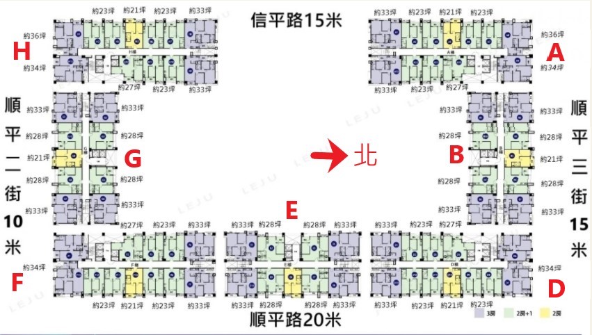 達麗創世紀格局圖